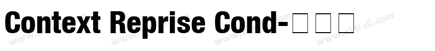 Context Reprise Cond字体转换